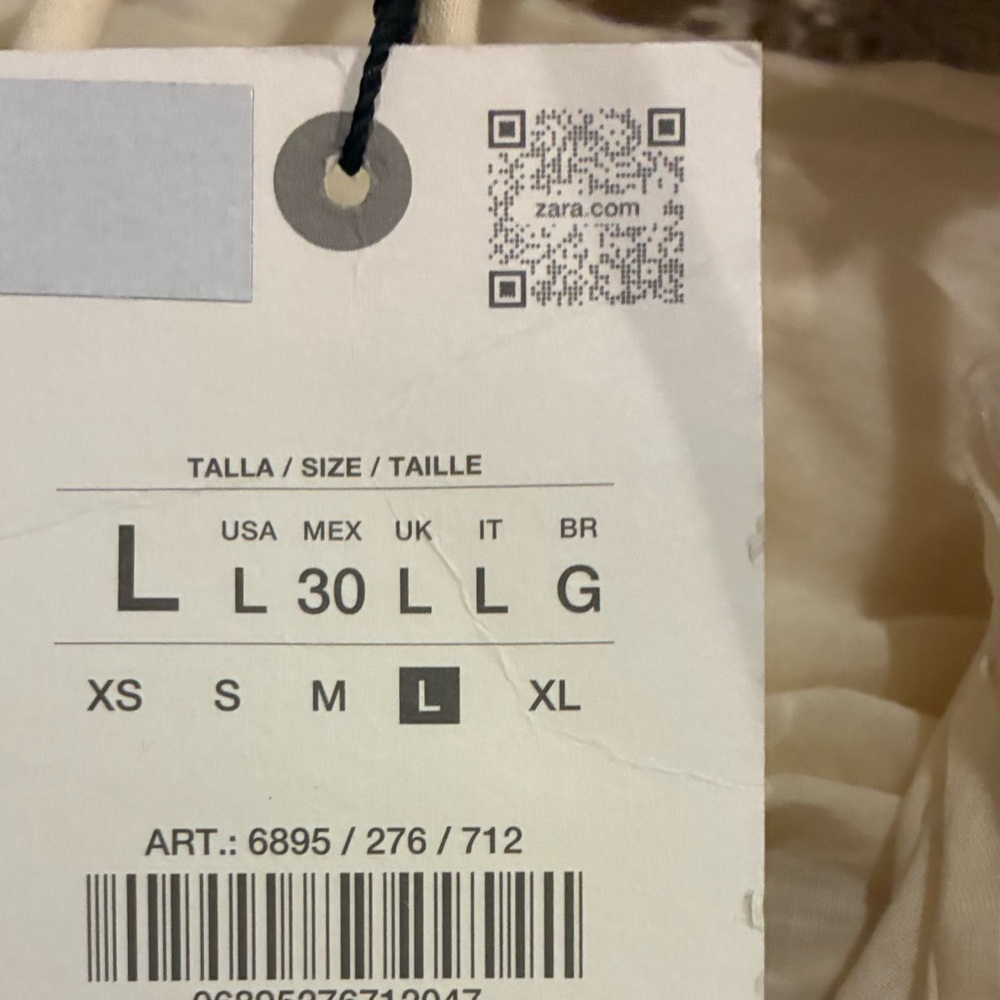 Zara NWT ZW Collection crochet strap dress 6895/276 - Picture 11 of 11